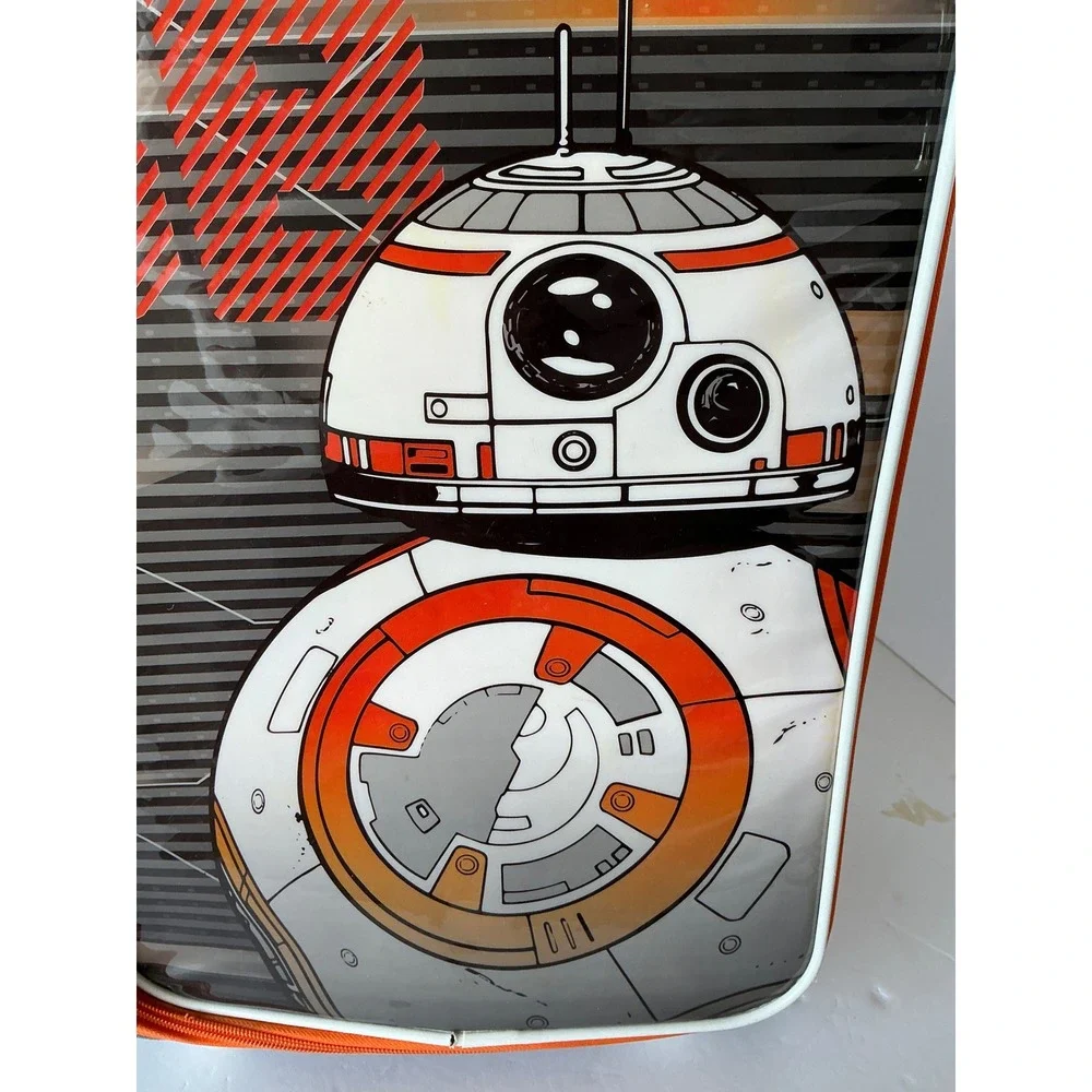 American Tourister Star Wars BB-8 Rolling Suitcase 18 Inch Kids Travel Bag Orang
